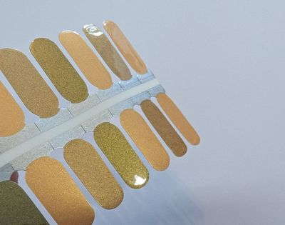 Herbstrausch, Pearl-Shimmer-Finish, 16-er Nagelfolie Magic Nail Wraps