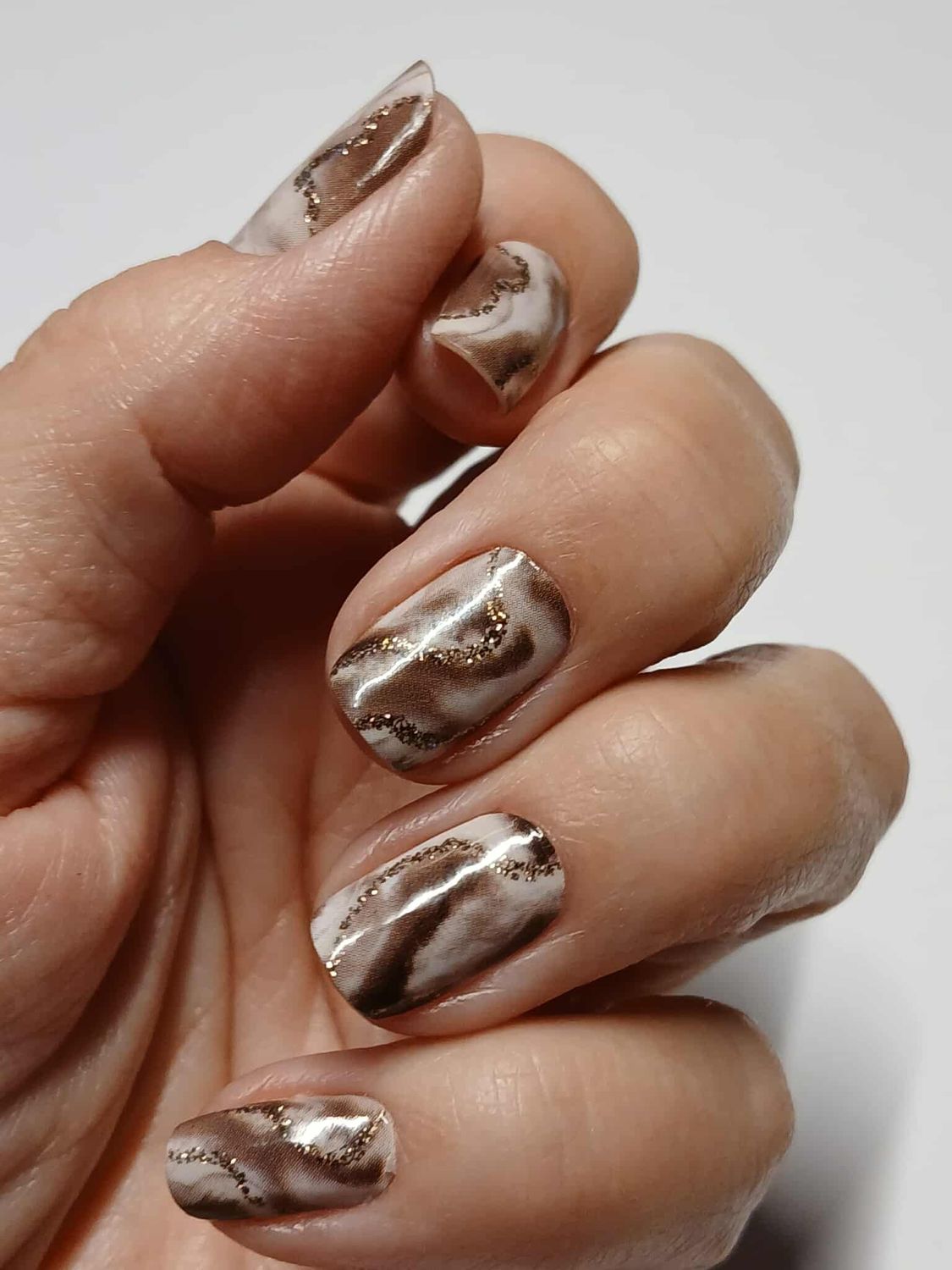 Chestnut Vibes, 16er-Nagelfolie Magic Nail Wraps Exklusivdesign