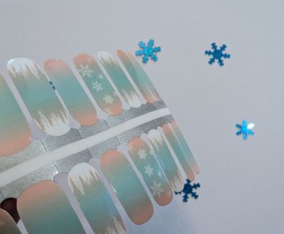 Frozen Peachmint, 16-er Nagelfolie Magic Nail Wraps Frozen Peachmint, 16-er Nagelfolie Magic Nail Wraps