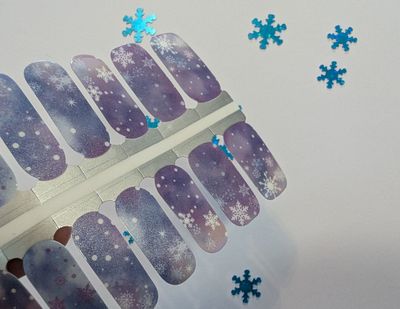 Snow Galaxy, 16-er Nagelfolie Magic Nail Wraps Snow Galaxy, 16-er Nagelfolie Magic Nail Wraps