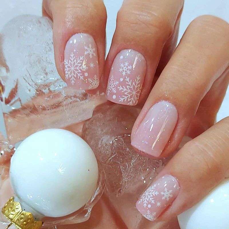 Snowflake Kiss, UV-Gel-Folie, 20er-Nagelfolie Magic Nail Wraps NG200591