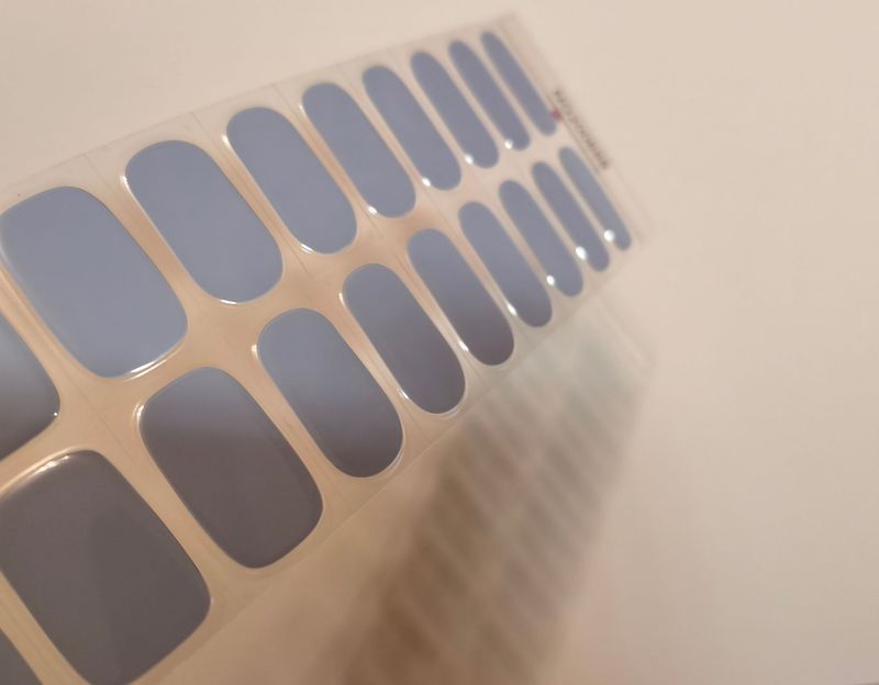 Satin Blue, UV-Gel-Folie, 20er-Nagelfolie Magic Nail Wraps NG200688 Satin Blue, UV-Gel-Folie, 20er-Nagelfolie Magic Nail Wraps NG200688