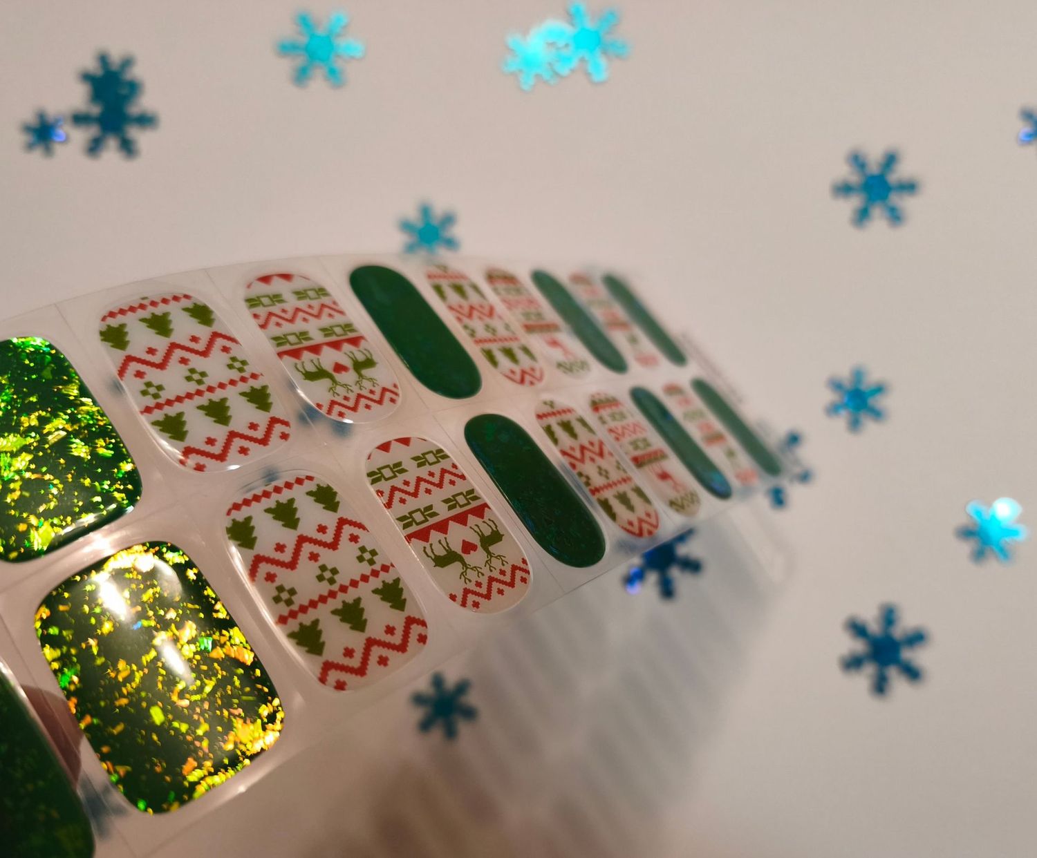 Under the Christmas Tree, UV-Gel-Folie, 20er-Nagelfolie Magic Nail Wraps NG200164