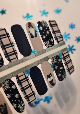 Christmas Gnomes, 16-er Nagelfolie Magic Nail Wraps Christmas Gnomes, 16-er Nagelfolie Magic Nail Wraps