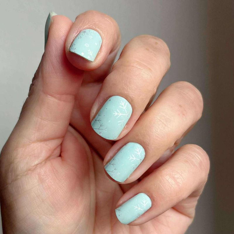 Snowy Iceblue, 16-er Nagelfolie Magic Nail Wraps Snowy Iceblue, 16-er Nagelfolie Magic Nail Wraps