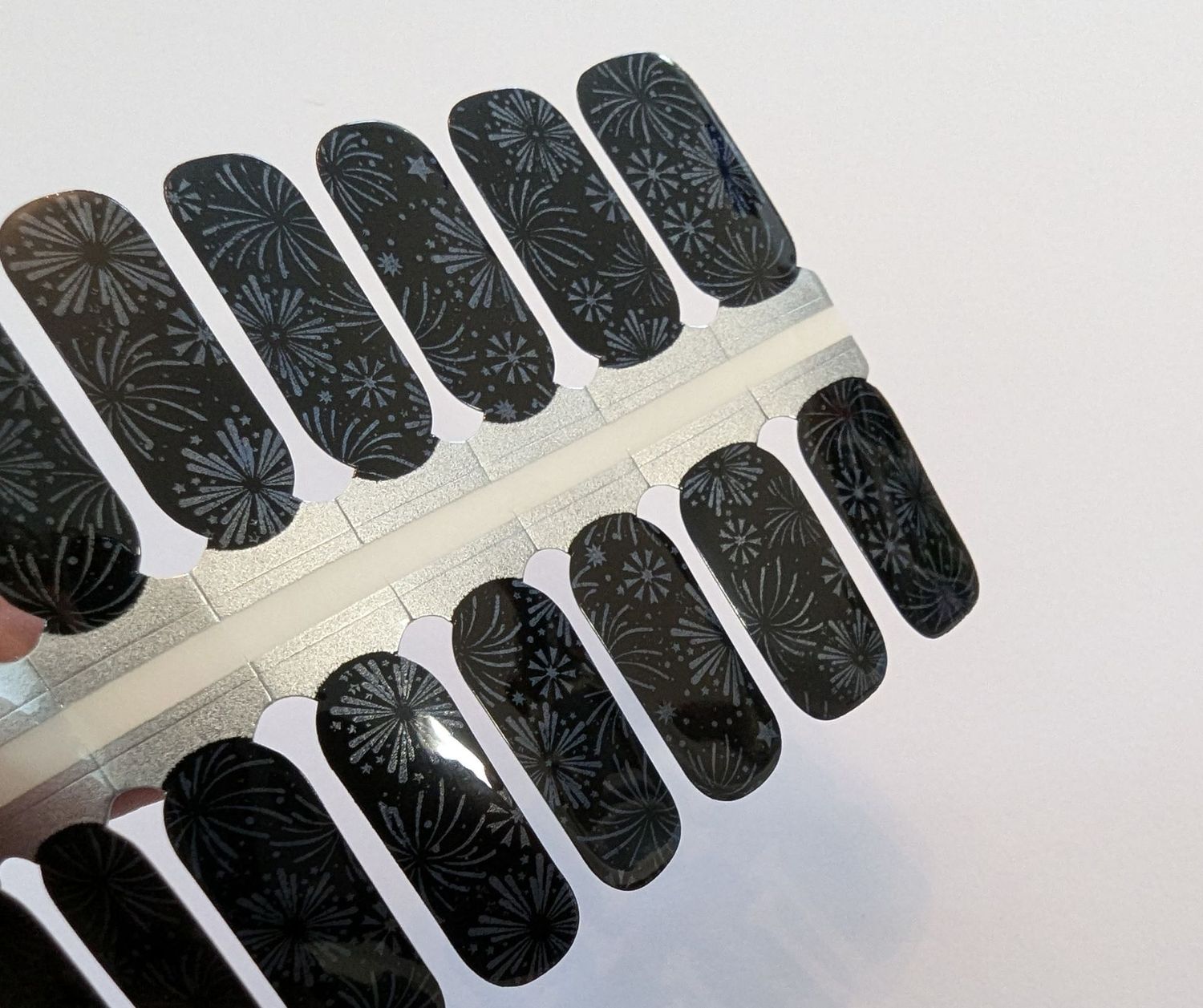 Silvesterparty, 16-er Nagelfolie Magic Nail Wraps