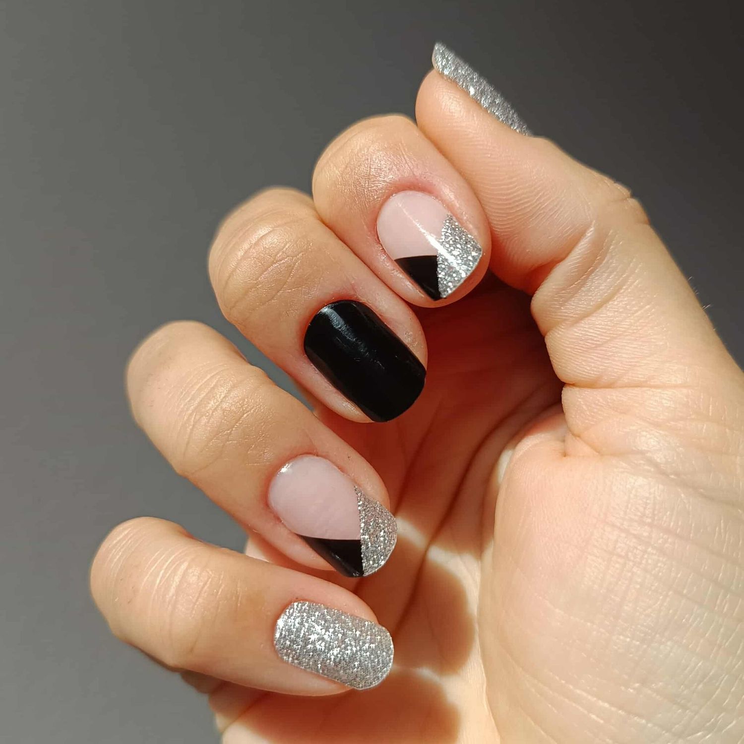 Nightflash, teilweise transparente UV-Gel-Folie, 20er-Nagelfolie Magic Nail Wraps NG200073