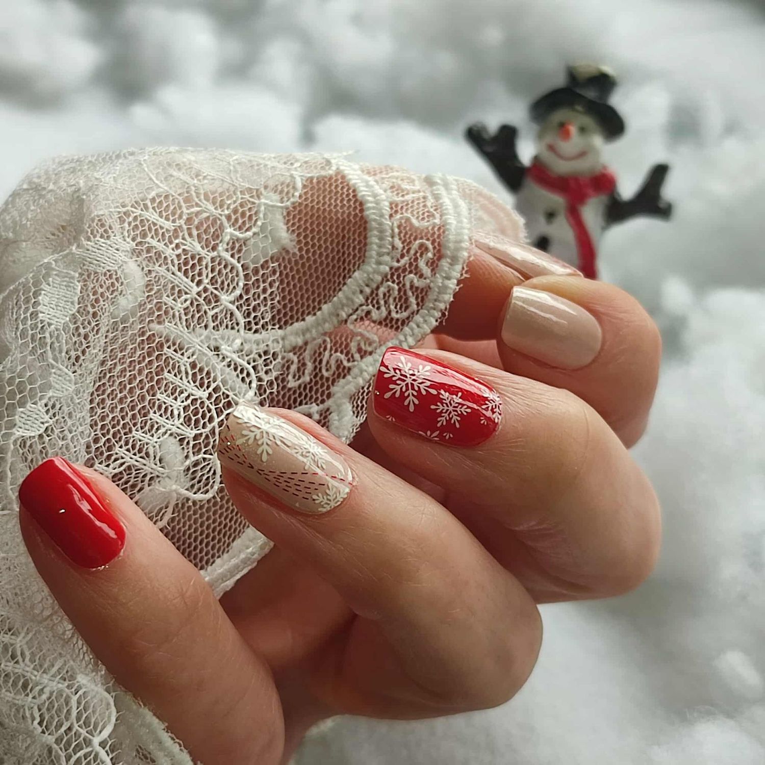 Schneeweißchen, Overlay, 16er-Nagelfolie Magic Nail Wraps Exklusivdesign