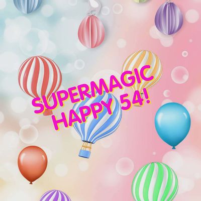 SUPERMAGIC Geburtstags-Überraschungsset Happy 54!, Set mit 5 x 16er-Nagelfolien Magic Nail Wraps Exklusivdesigns SUPERMAGIC Geburtstags-Überraschungsset Happy 54!, Set mit 5 x 16er-Nagelfolien Magic Nail Wraps Exklusivdesigns