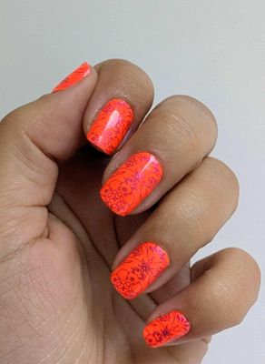 Awesome Electric Orange,  16er-Nagelfolie Magic Nail Wraps Exklusivdesign