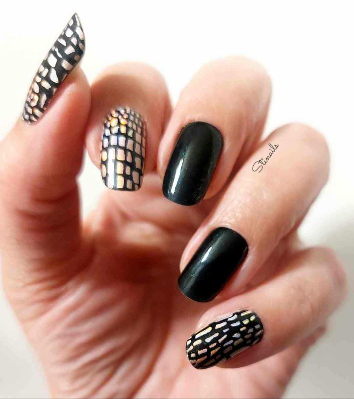 Billie Jean, Overlay, 16er-Nagelfolie Magic Nail Wraps Exklusivdesign