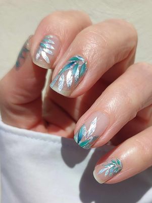 Leave me in Paradise, Overlay, 16er-Nagelfolie Magic Nail Wraps Exklusivdesign