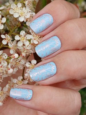 Awesome Blue Illusion,  16er-Nagelfolie Magic Nail Wraps Exklusivdesign