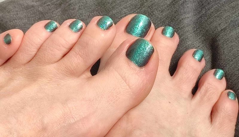 Caribbean Affair, 16er-Fussfolie, Magic Nail Wraps Exklusivdesign