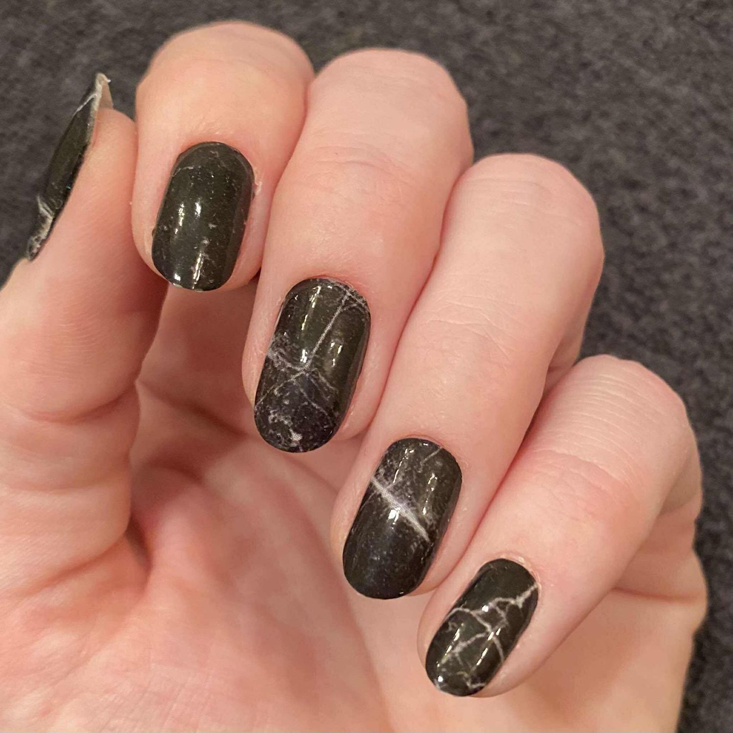 Black Shadow, 16-er Nagelfolie Magic Nail Wraps