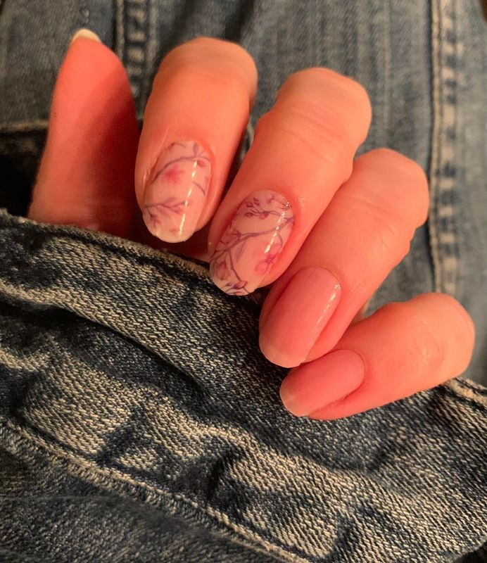 Cherry Blossom, semitransparent, 16-er Nagelfolie Magic Nail Wraps