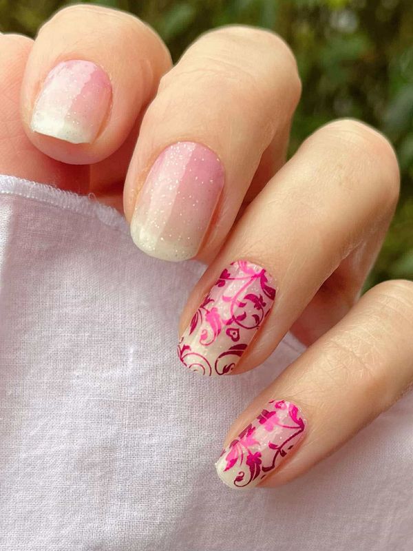 All my Love is pink, Overlay, 16er-Nagelfolie Magic Nail Wraps Exklusivdesign