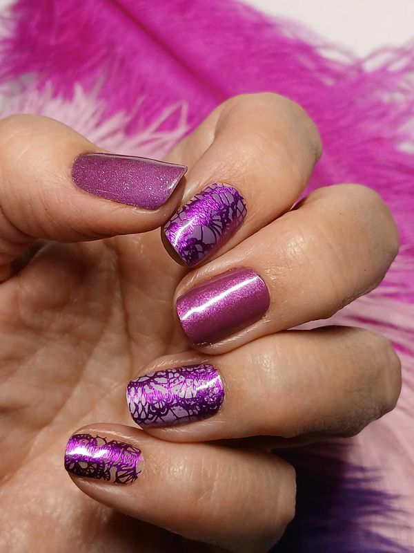 Dakota Purple, Overlay, 16er-Nagelfolie Magic Nail Wraps Exklusivdesign