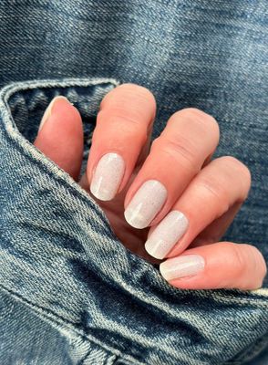 Glitter Sugar, sheer, 22er-Premium Nagelfolie