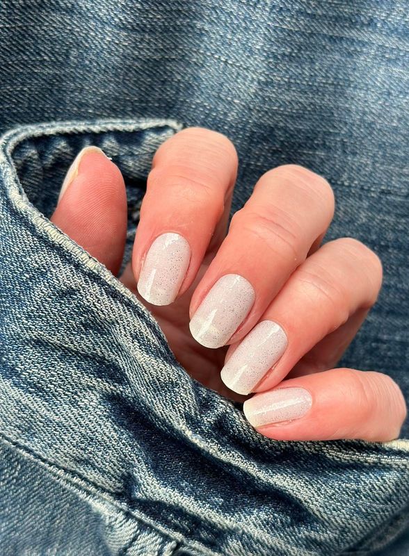 Glitter Sugar, sheer, 22er-Premium Nagelfolie