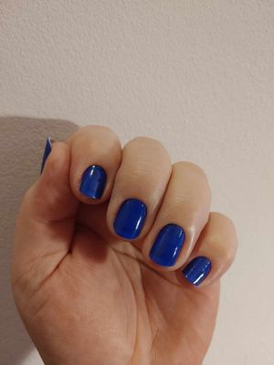 Sheer Blue, ganz leicht semitransparent, 22er-Premium Nagelfolie
