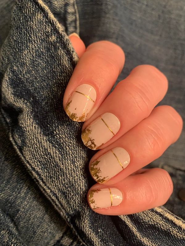 Golden Lumbumba, sheer, 16er-Nagelfolie