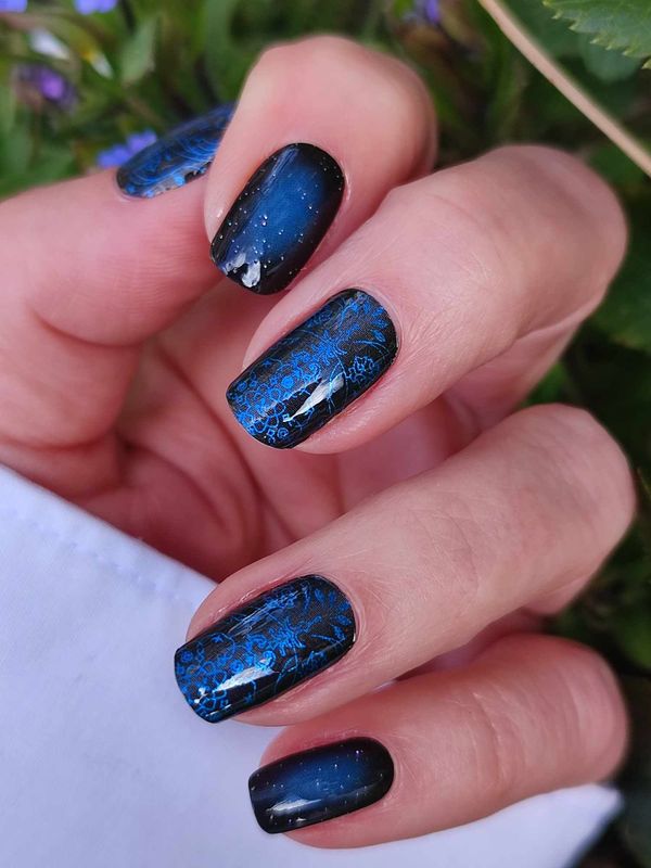 Awesome Blue Witch,  16er-Nagelfolie Magic Nail Wraps Exklusivdesign