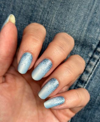 Ray of Ice Blue, 16er-Nagelfolie