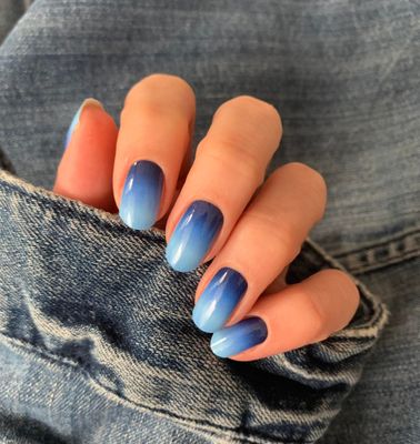 Blue Girl, 16er-Nagelfolie