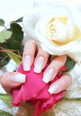 Meringue Boomer, teiltransparente UV-Gel-Folie, 20er-Nagelfolie Magic Nail Wraps NG200289