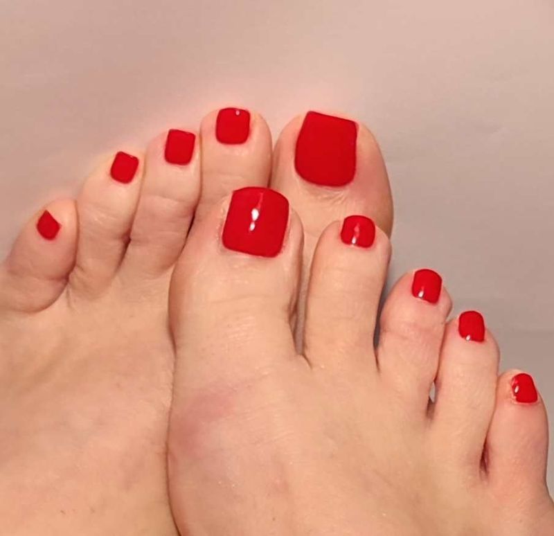 Flamenco, UV-Gel-Folie für Füße, 32er-Nagelfolie Magic Nail Wraps, NGF200002