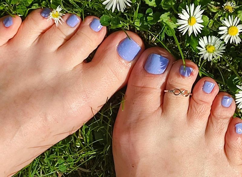 Lavender Haze, UV-Gel-Folie für Füße, 32er-Nagelfolie Magic Nail Wraps NGF200010