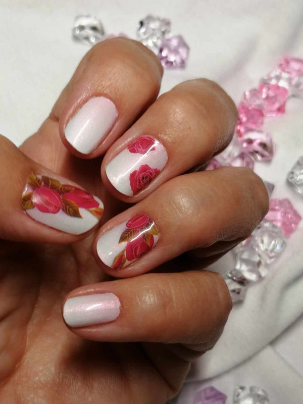 Beverly, Overlay, transparente 16er-Nagelfolie