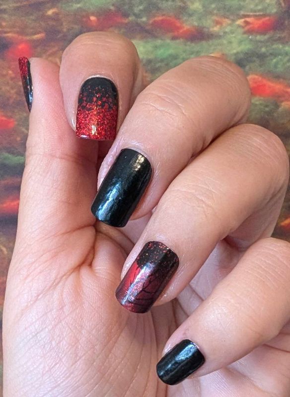 Dipped in Red, Overlay, 16-er Nagelfolie Magic Nail Wraps