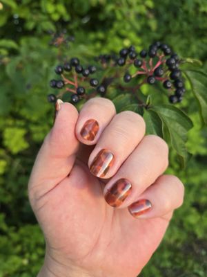 It's a Trend, leicht semitransparente UV-Gel-Folie, 30er-Nagelfolie, Magic Nail Wraps, NG300014