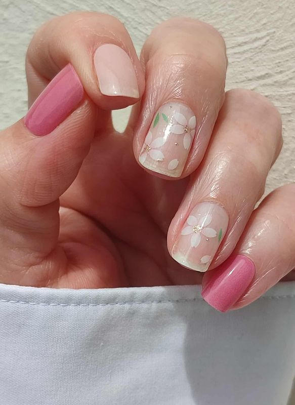 Promise, teilweise transparente UV-Gel-Folie, 20er-Nagelfolie Magic Nail Wraps NG200599