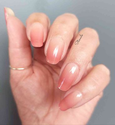 Blush Boomer, leicht semitransparente UV-Gel-Folie, 20er-Nagelfolie Magic Nail Wraps NG200585