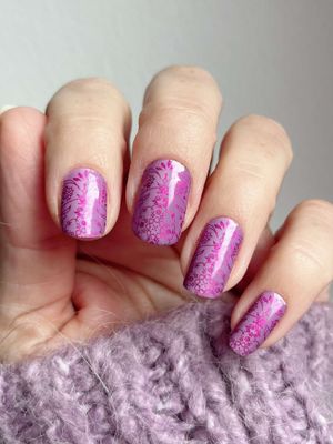 Awesome Pink Lavender,  16er-Nagelfolie Magic Nail Wraps Exklusivdesign
