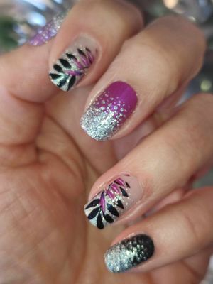 Dipped in Silver, Overlay, 16-er Nagelfolie Magic Nail Wraps