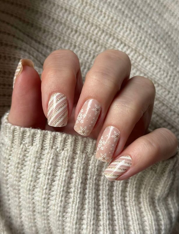 Candy Flakes, UV-Gel-Folie, 30er-Nagelfolie, Magic Nail Wraps, NG300039