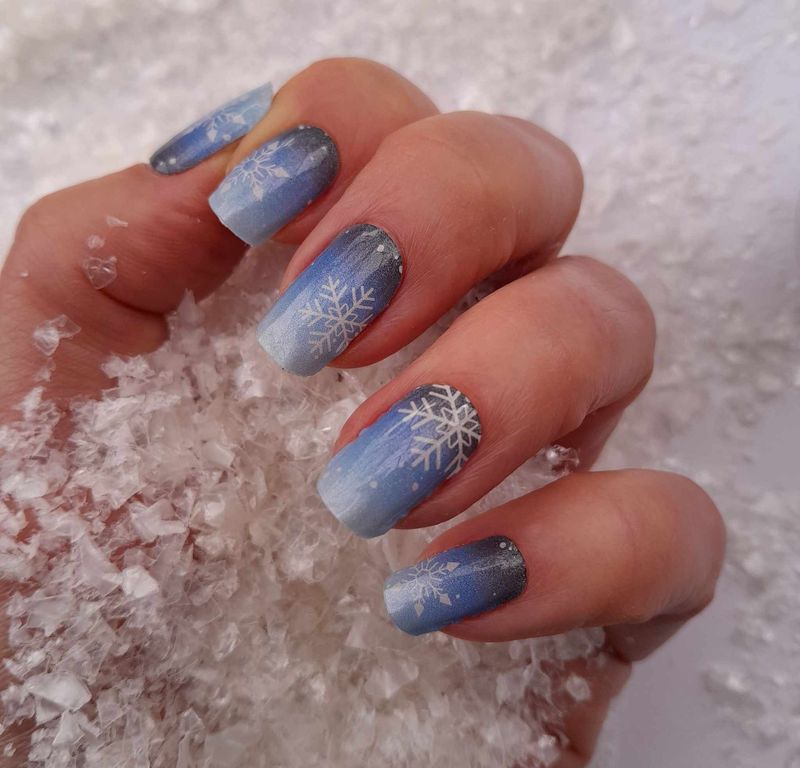 Smells like Snow, UV-Gel-Folie, 20er-Nagelfolie Magic Nail Wraps NG200195