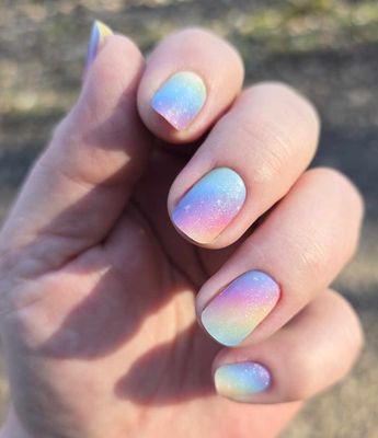 Rainbow Kiss, UV-Gel-Folie, 20er-Nagelfolie Magic Nail Wraps, NG200547