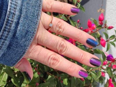 Navy Nights, UV-Gel-Folie, 30er-Nagelfolie Magic Nail Wraps NG300024