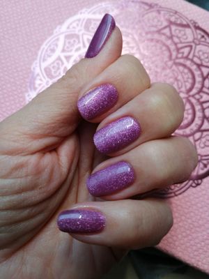 Brilliant Orchid, leicht semitransparent, UV-Gel-Folie, 20er-Nagelfolie Magic Nail Wraps NG200227