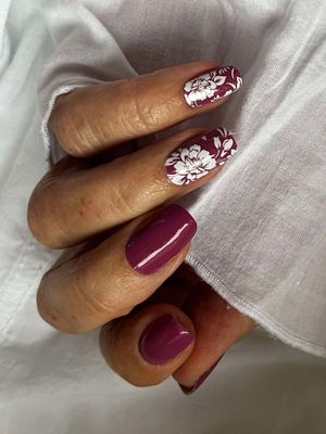 White Flowers, Overlay, 16er-Nagelfolie Magic Nail Wraps