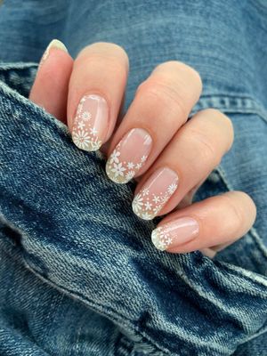 Bride Flowers, 16er-Nagelfolie