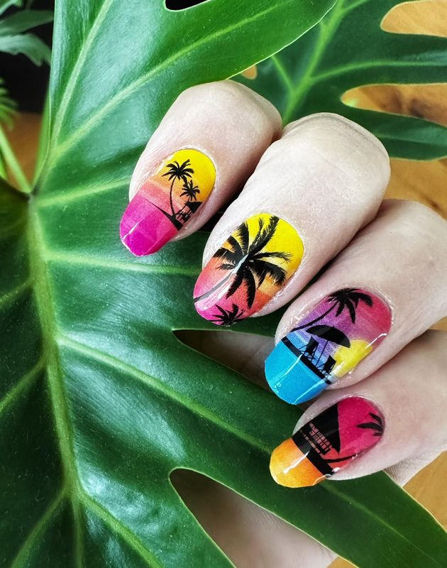 Tropical, 16-er Nagelfolie