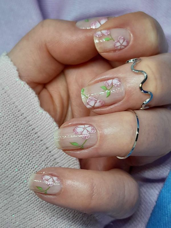 Cosmea, Overlay, transparente 16er-Nagelfolie Magic Nail Wraps Exklusivdesign Cosmea, Overlay, transparente 16er-Nagelfolie Magic Nail Wraps Exklusivdesign