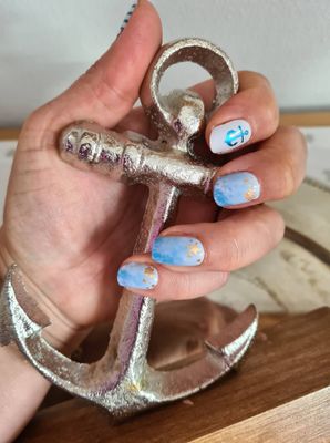 Beach Girl, 16er-Nagelfolie