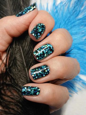 Turquoise of Midnight, 16-er Nagelfolie
